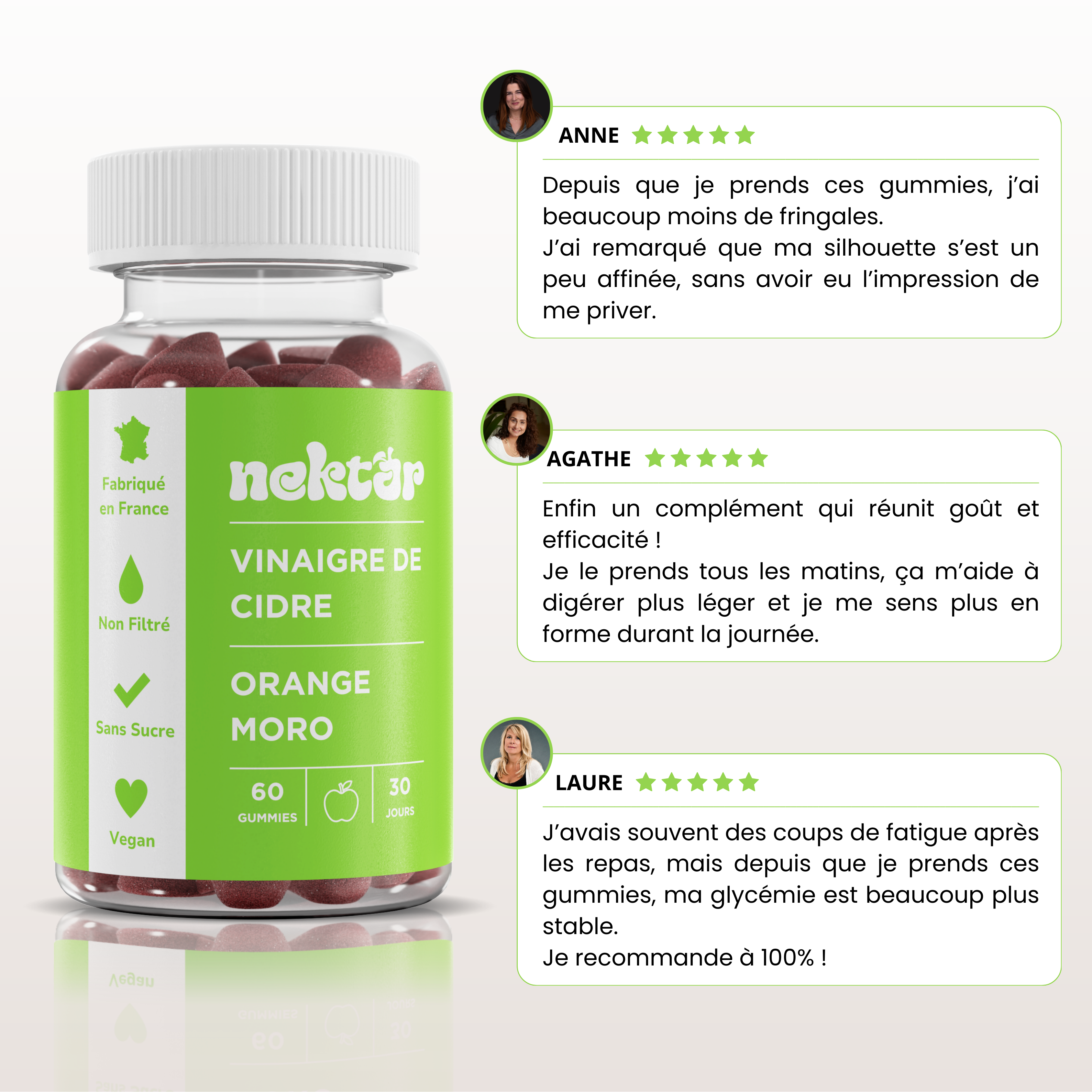 Gummies Vinaigre de Cidre Nektar Produits