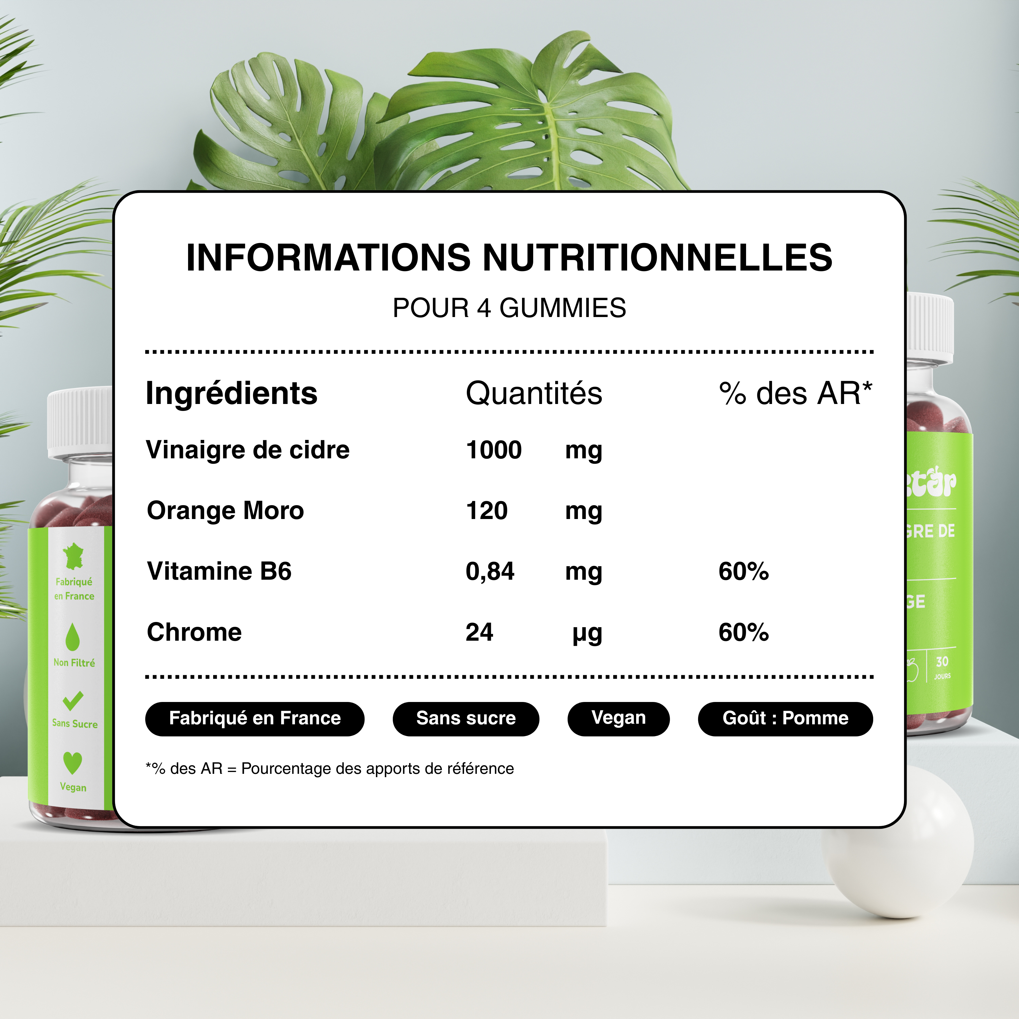 Gummies Vinaigre de Cidre Nektar Produits