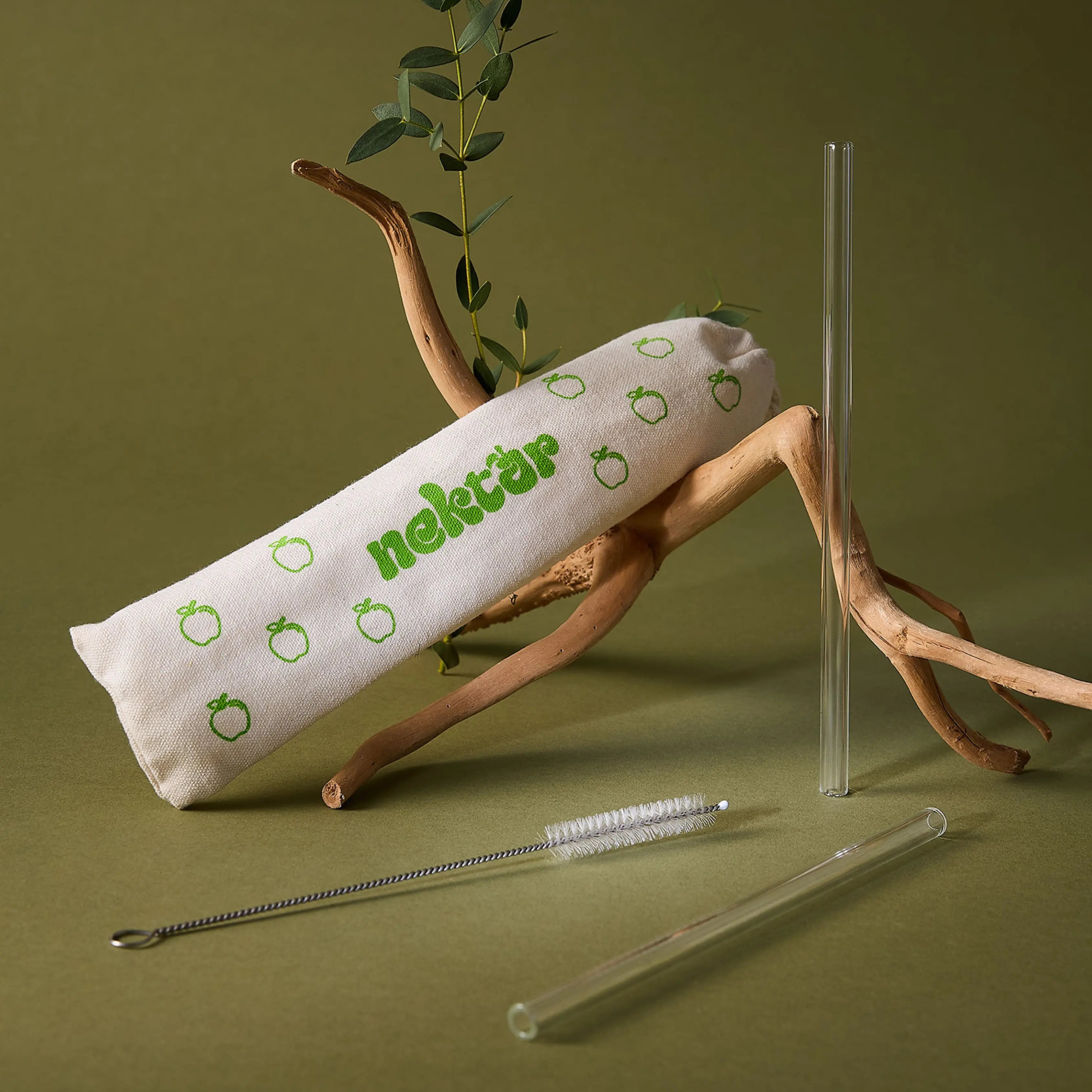 Kit pailles en verre Nektar