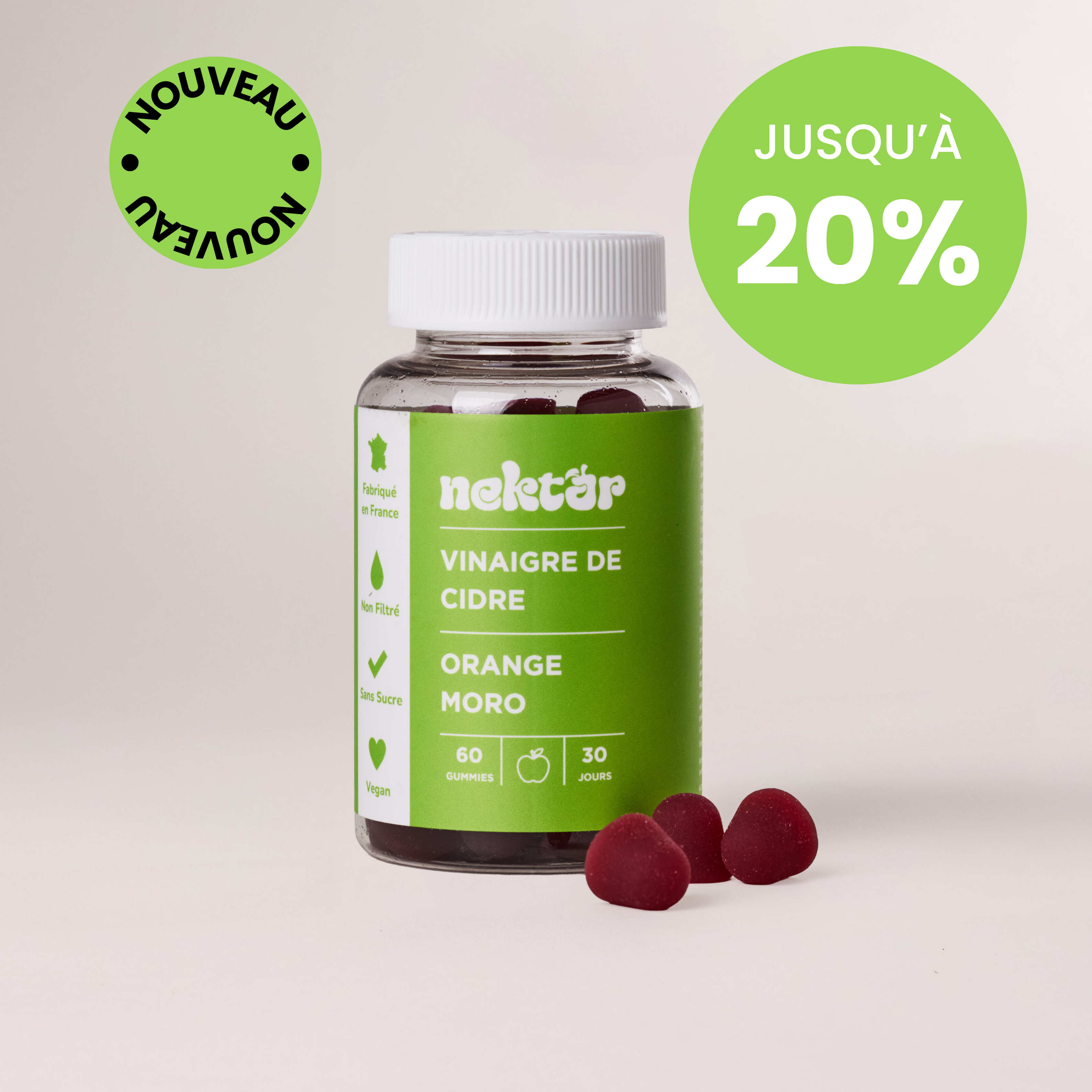 Gummies Vinaigre de Cidre Nektar Produits