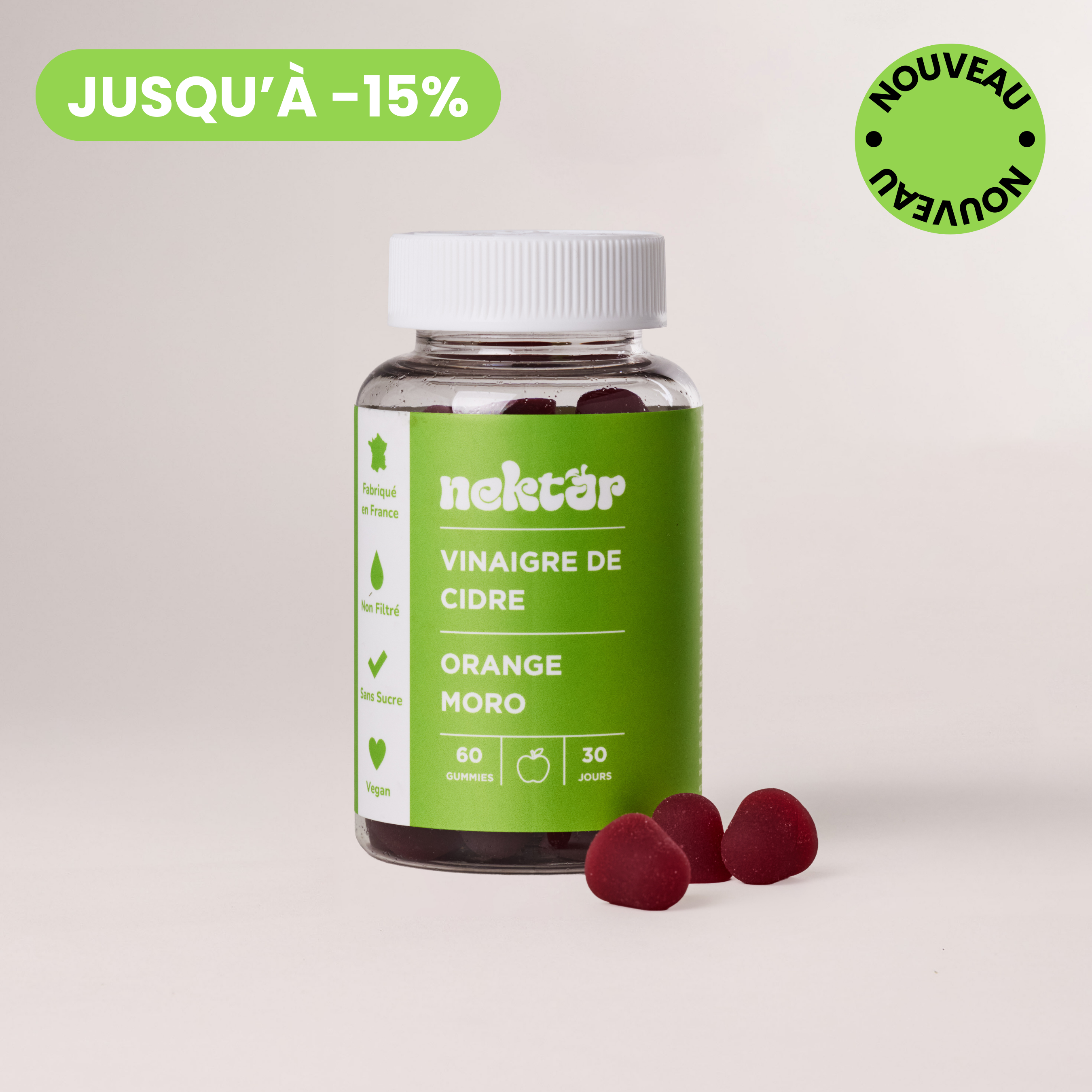 Gummies Vinaigre de Cidre Nektar Produits